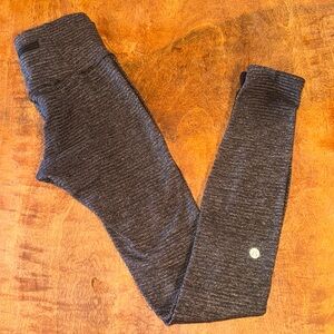 Blackish/ greyish Lululemon workout pants size 2.